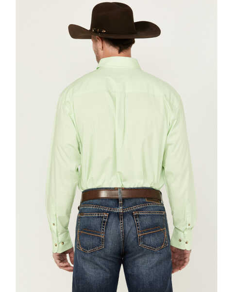 Image #4 - George Strait by Wrangler Men's Solid Long Sleeve Button-Down Stretch Western Shirt - Big , , hi-res