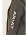 Image #3 - Ariat Girls' Boot Barn Exclusive Logo Hoodie, Charcoal, hi-res