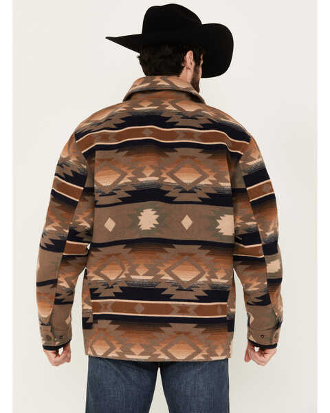 Image #4 - Cinch Men's Southwestern Print Snap Jacket , Multi, hi-res
