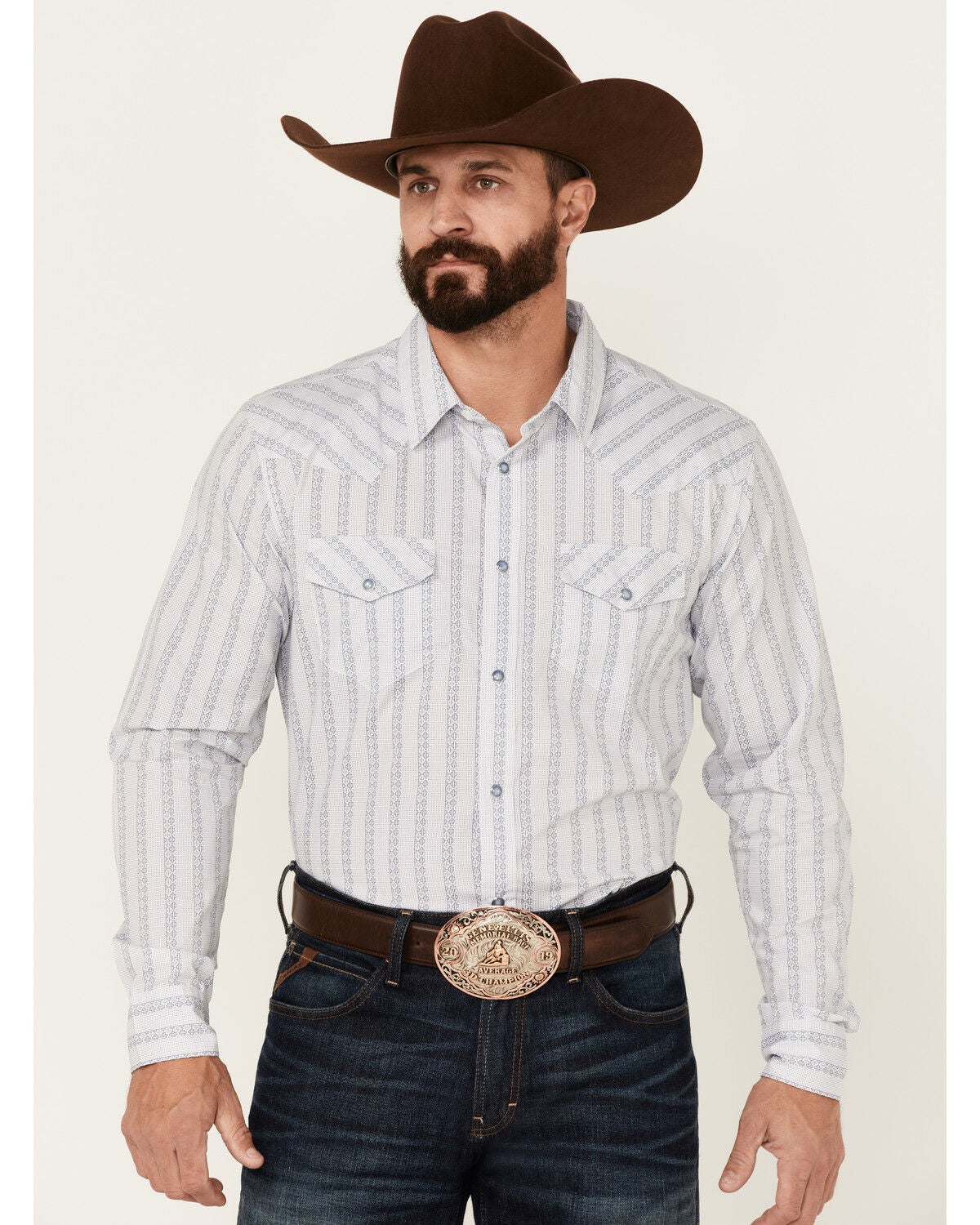 Long Sleeve Snap Western Shirt 