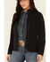 Image #3 - Ariat Women's Black Agile Logo Zip-Up Softshell Jacket , Black, hi-res