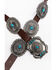 Shyanne Women's Quite The Stand Out Concho Belt, Brown, hi-res