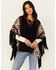 Image #1 - Idyllwind Women's Bootleg Poncho Sweater, Black, hi-res