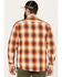Image #4 - Pendleton Men's Beach Shack Plaid Print Long Sleeve Button-Down Western Shirt, Red, hi-res