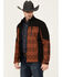 Image #2 - RANK 45® Men's Pine Tree Southwestern Print Softshell Jacket, Brown, hi-res