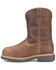 Image #3 - Double H Men's 10" Boss Waterproof Wellington Work Boots - Round Toe, Brown, hi-res
