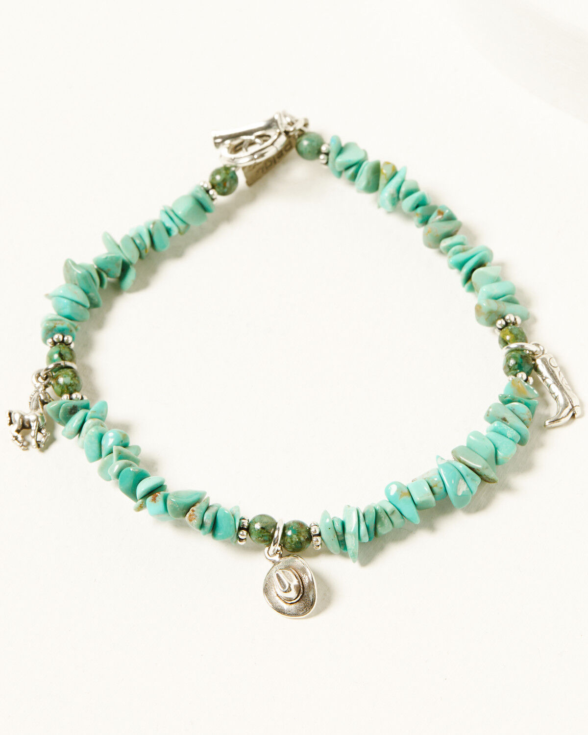 Image #2 - Paige Wallace Women's Tiny Charm Bracelet, Silver, hi-res