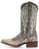 Corral Women's Brown Crater Embroidered Western Boots - Square Toe, Brown, hi-res