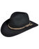 Wind River by Bailey Men's Switchback Black Outback Hat, Black, hi-res