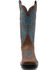 Image #4 - Ferrini Women's Ella Cross Western Boots - Broad Square Toe, Brown, hi-res