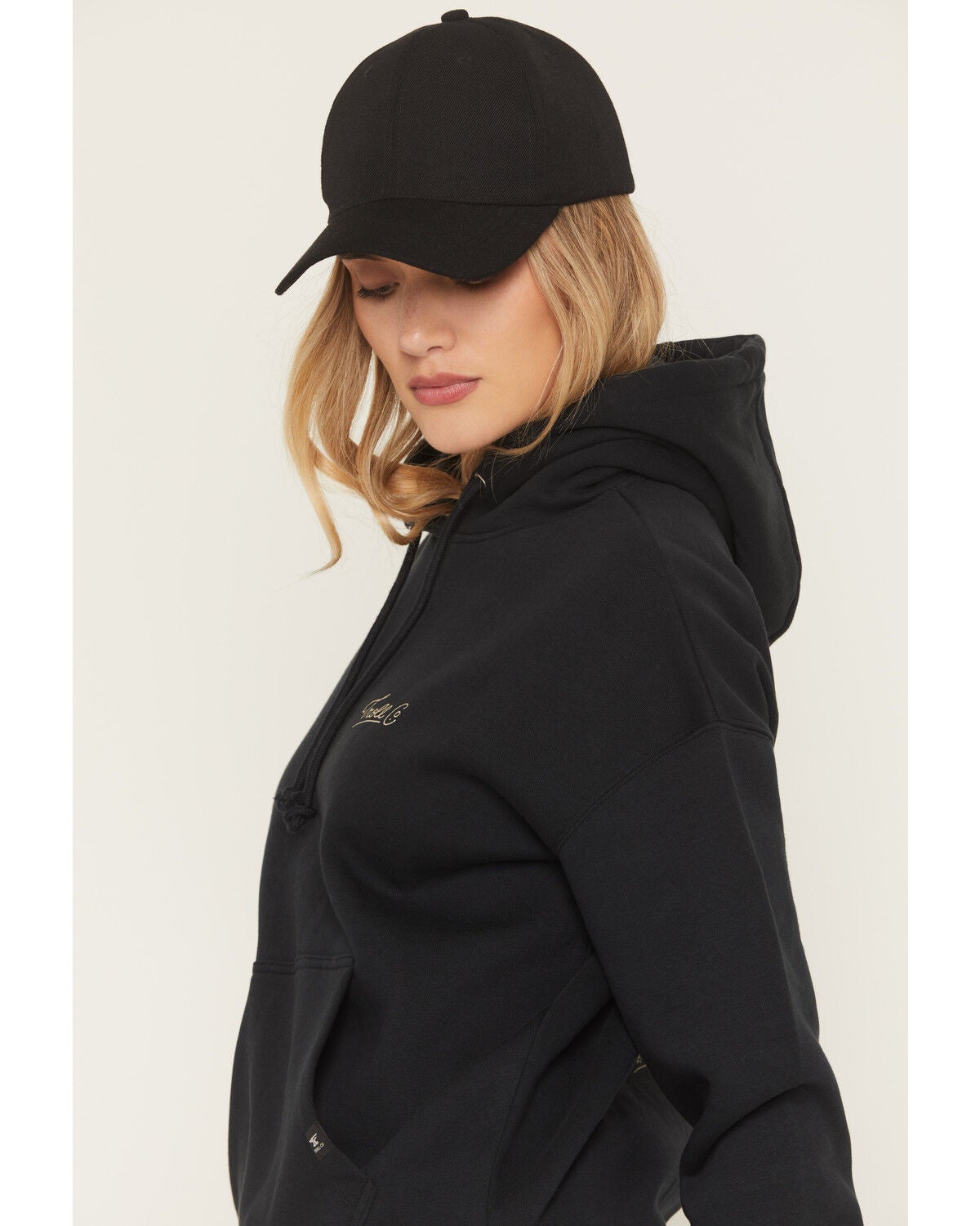 Image #3 - Troll Co Women's Rosie World Work Hoodie, Black, hi-res