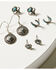 Image #2 - Idyllwind Women's Clermont Antique Earring Set - 8 Piece, Silver, hi-res