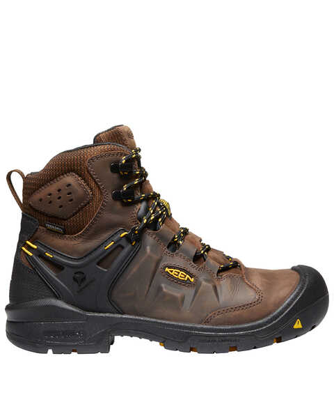 Keen Men's Dover Waterproof Work Boots - Composite Toe, Brown, hi-res