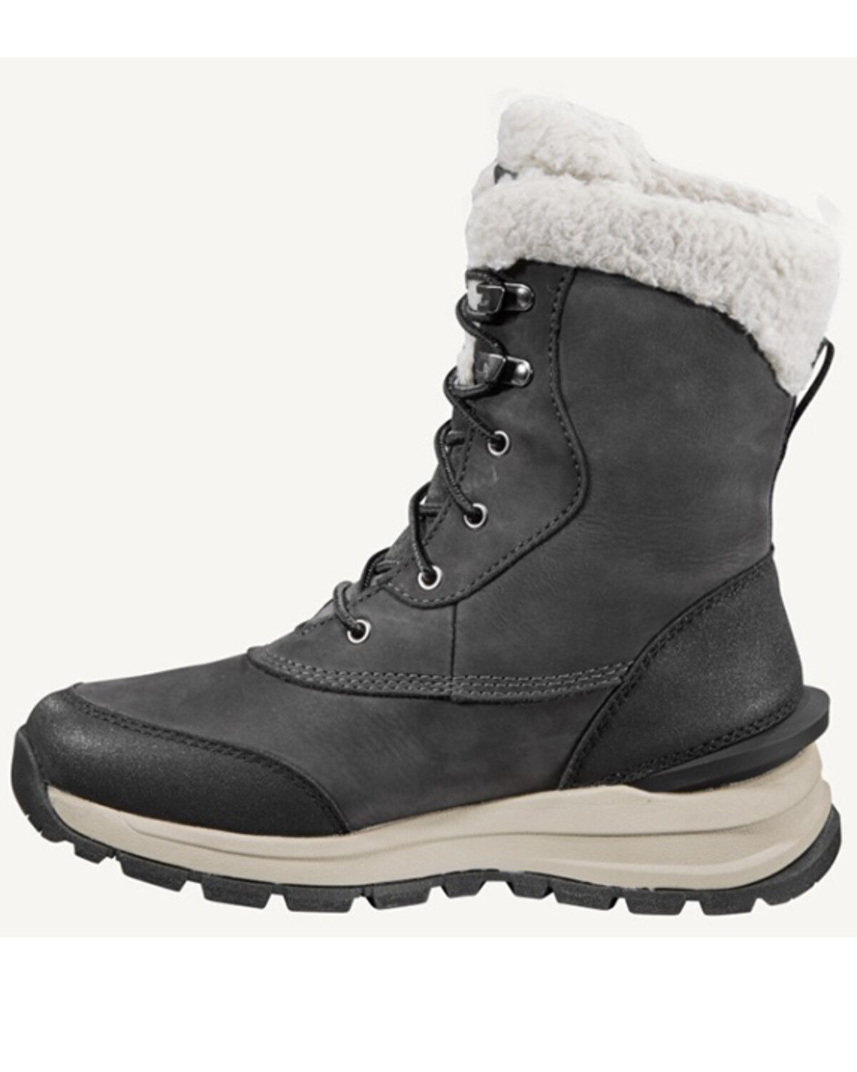 Image #3 - Carhartt Women's Pellston 8" Winter Work Boot - Soft Toe, Dark Grey, hi-res