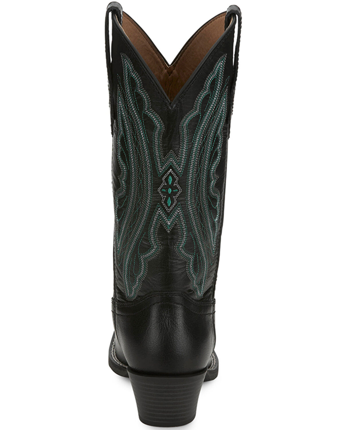 Image #5 - Justin Women's Rein Western Boots - Square Toe, Black, hi-res