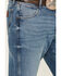 Image #2 - Wrangler Retro Men's Medium Wash Andalusian Relaxed Bootcut Stretch Denim Jeans - Long, Medium Wash, hi-res