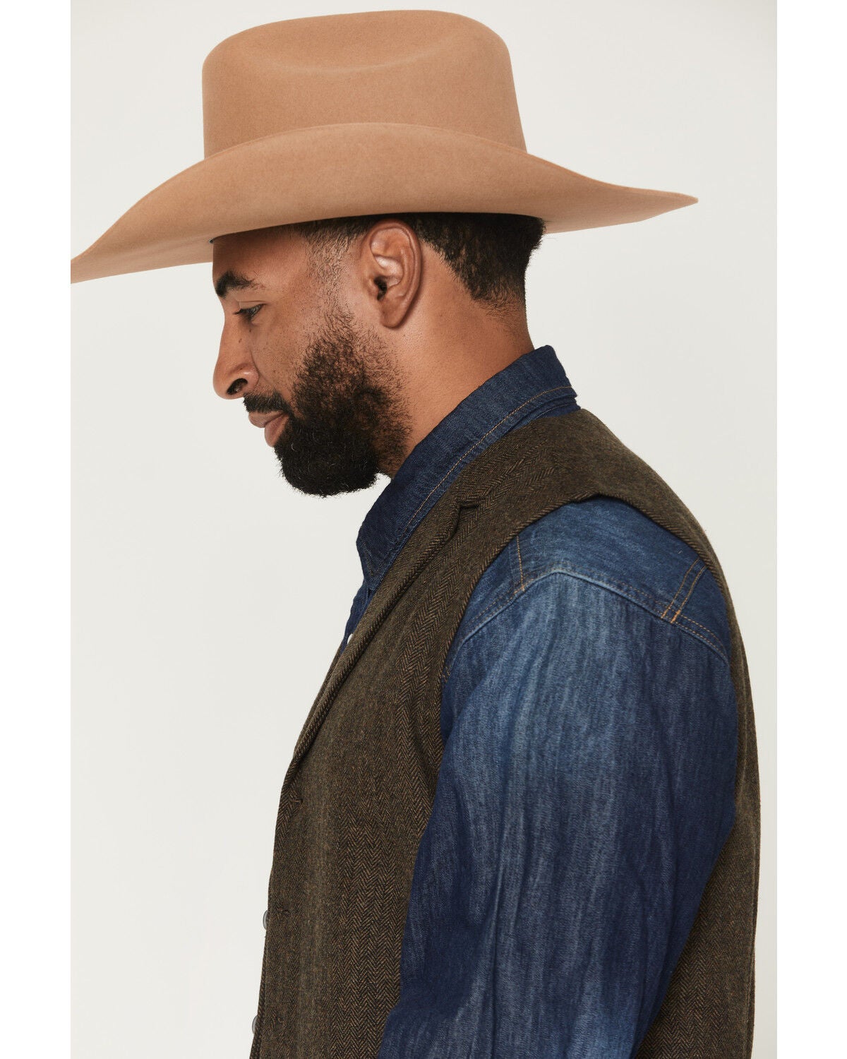 Image #2 - Outback Trading Co Men's Jessie Vest, Dark Brown, hi-res