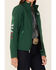 Image #2 - Ariat Women's Classic Team Mexico Softshell Jacket, Green, hi-res