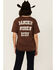 Image #4 - Shyanne Women's Ranchin' Workin' Ridin' Short Sleeve Graphic Tee, Dark Brown, hi-res