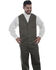 Image #1 - Scully Men's Herringbone Vest, Green, hi-res