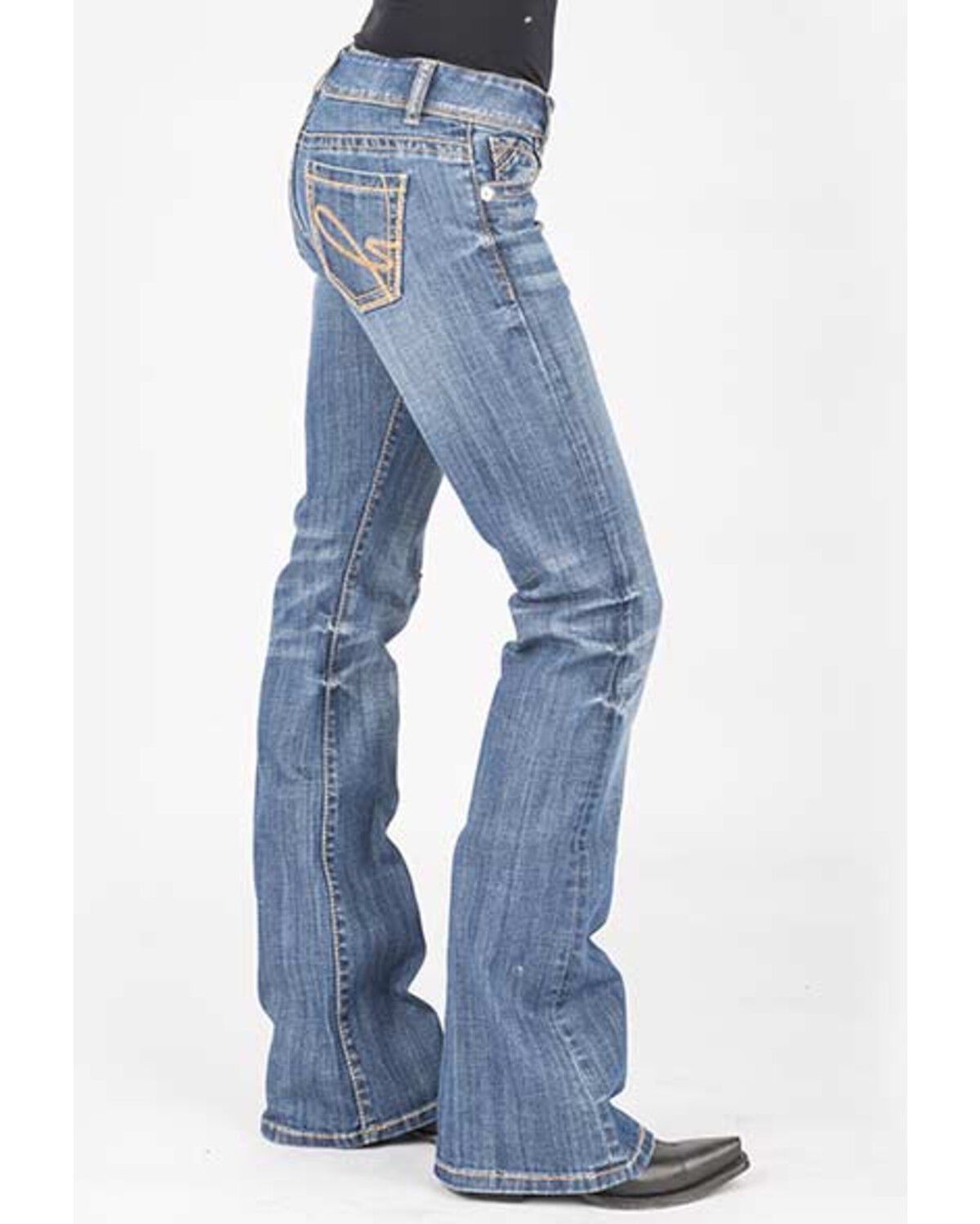 Light wash bootcut womens jeans Clearance