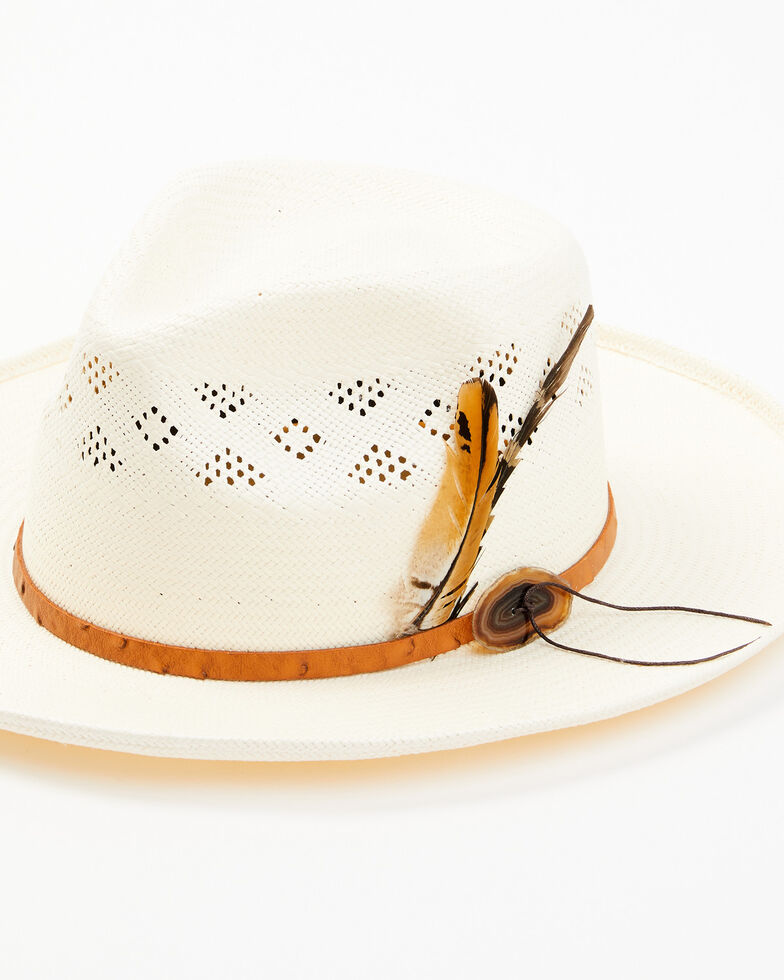 Stetson Andromeda Straw Western Hat, Natural, hi-res