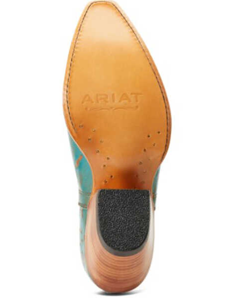 Image #5 - Ariat Women's Dixon Patina Fashion Booties - Snip Toe, Green, hi-res