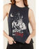 Image #3 - Rock & Roll Denim Women's Shoot for the Stars Sleeveless Tank, Navy, hi-res