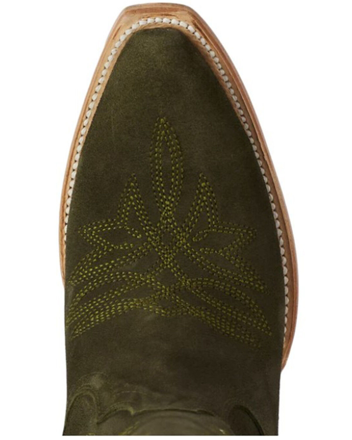 Image #6 - Lane Women's Sandaga Knee High Suede Western Boots - Snip Toe, Olive, hi-res