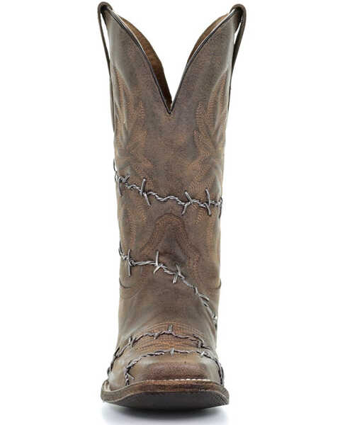 Image #5 - Corral Men's Rustic Brown Western Boots - Square Toe, Brown, hi-res