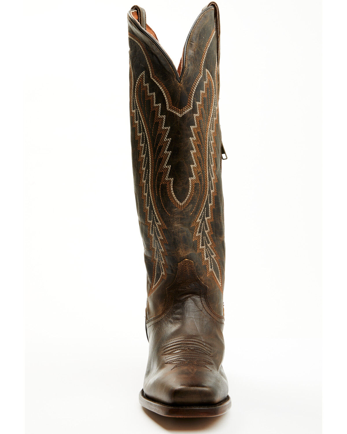 Image #4 - Dan Post Women's Whispering Wind Tall Western Boots - Square Toe, Brown, hi-res