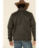 Powder River Outfitters Men's Olive Cotton Zip Front Jacket , Olive, hi-res