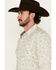 Image #2 - Cody James Men's Treven Floral Print Long Sleeve Snap Western Shirt, Cream, hi-res