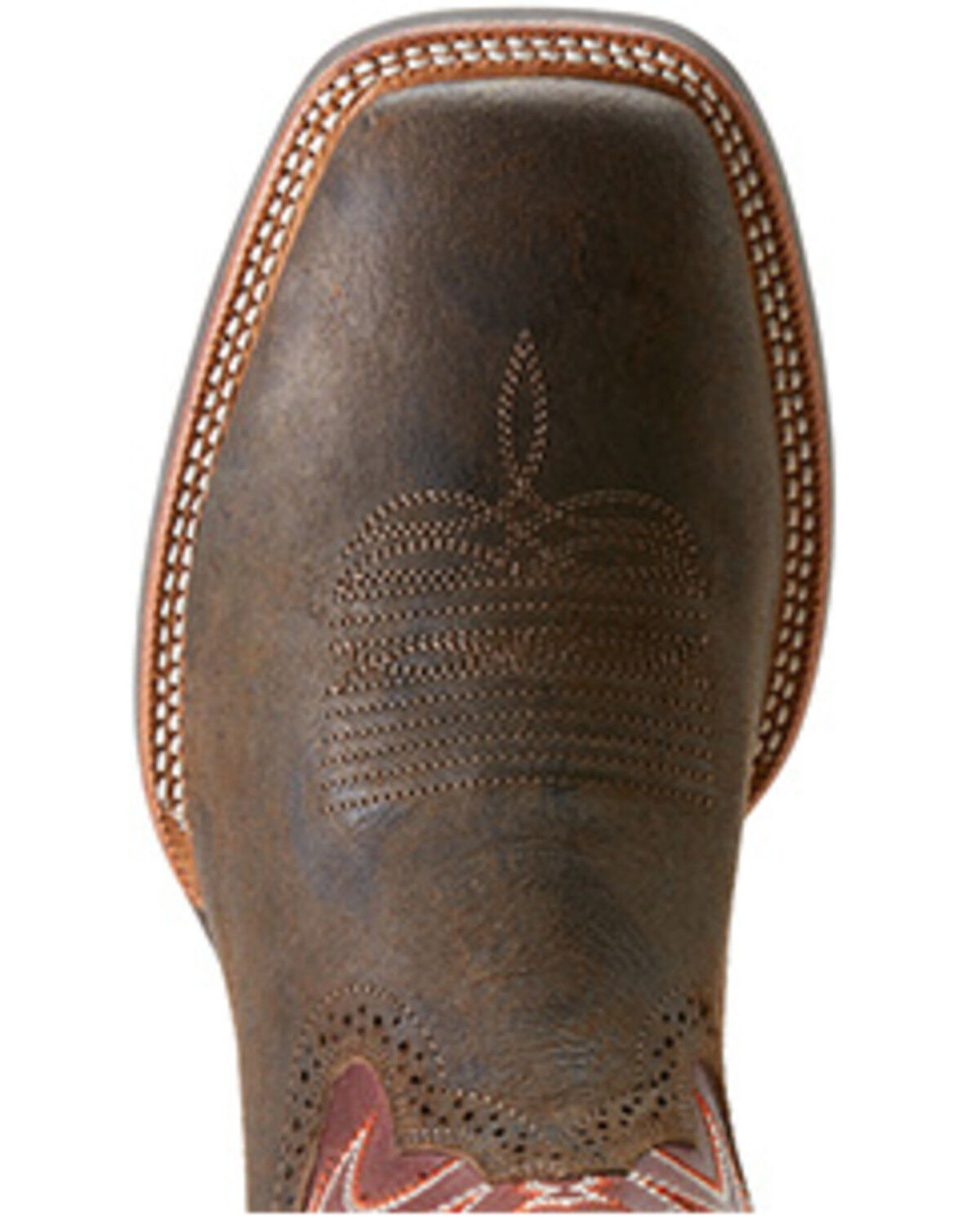 Image #4 - Ariat Men's Oakwood Western Boots - Broad Square Toe, Grey, hi-res