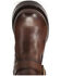 Image #5 - Frye Women's Veronica Leather Buckle Moto Booties - Round Toe, Chocolate, hi-res