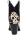 Image #5 - Dingo Women's Texas Charm Suede Booties - Snip Toe, Black, hi-res