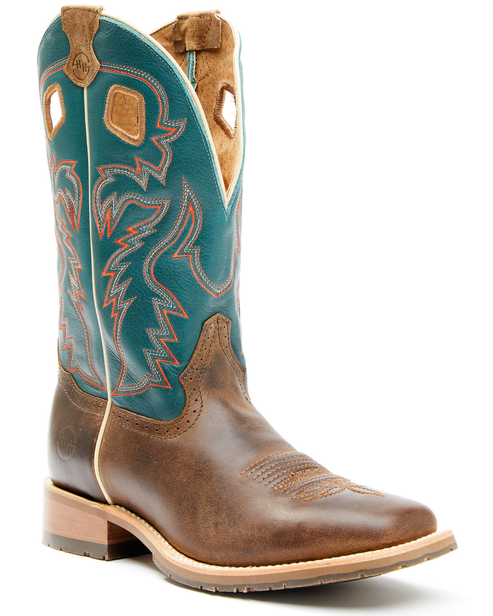 Double h square clearance toe cowboy boots