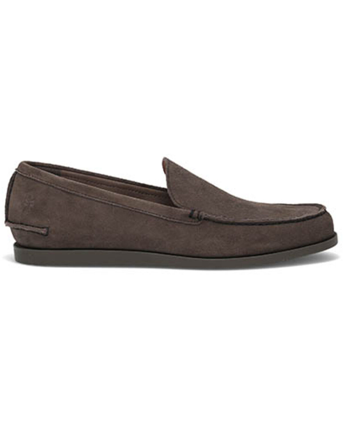 Image #2 - Frye Men's Mason Slip-On Casual Shoes - Moc Toe , Dark Grey, hi-res