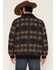 Image #4 - Rock & Roll Denim Men's Southwestern Print Bomber Jacket, Charcoal, hi-res
