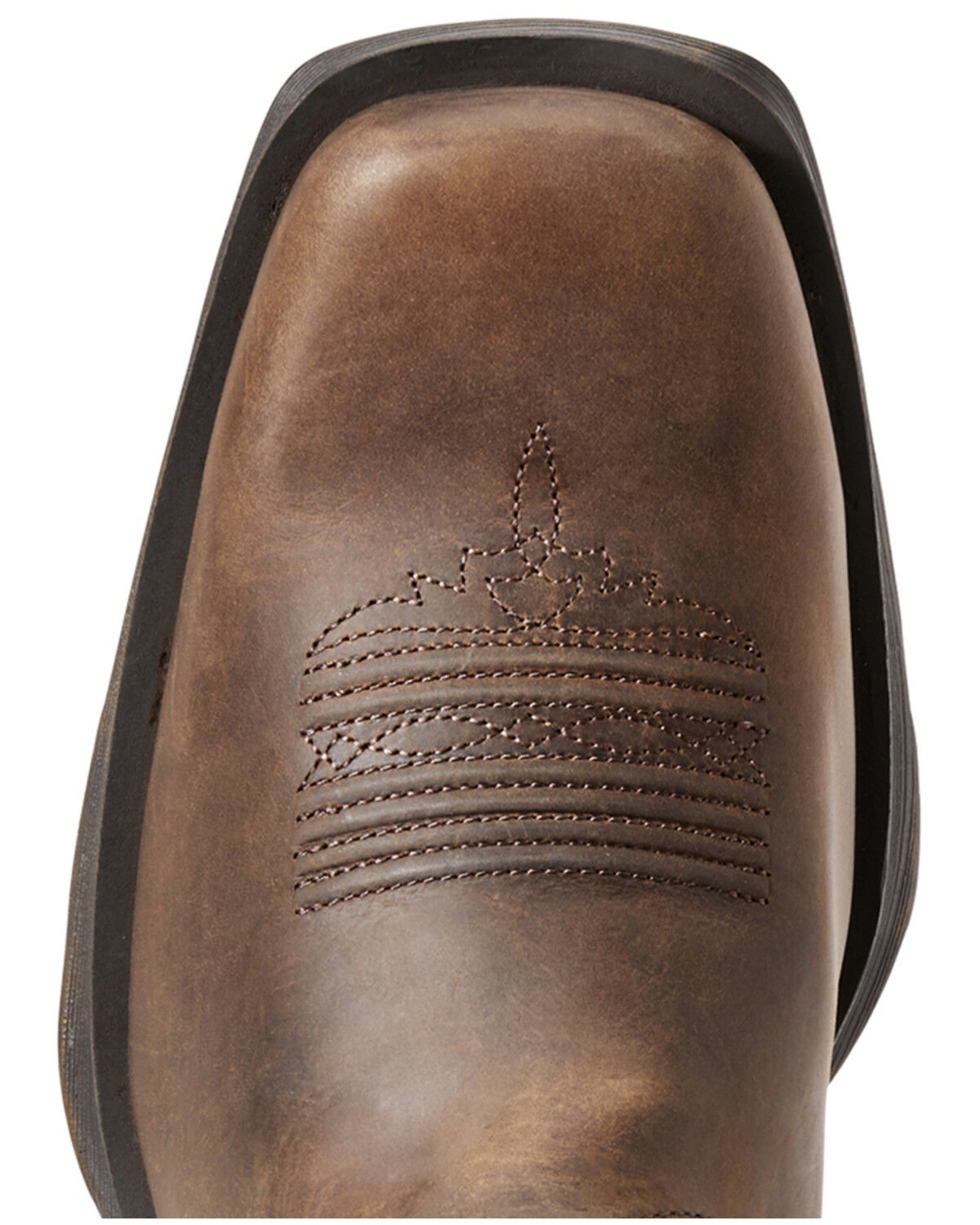 Image #4 - Ariat Men’s Rambler Patriot Distressed Western Performance Boots – Square Toe, Distressed Brown, hi-res