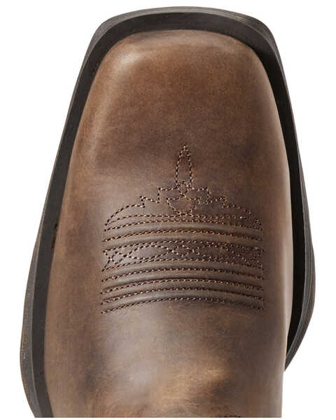 Image #4 - Ariat Men’s Rambler Patriot Distressed Western Performance Boots – Square Toe , Distressed Brown, hi-res