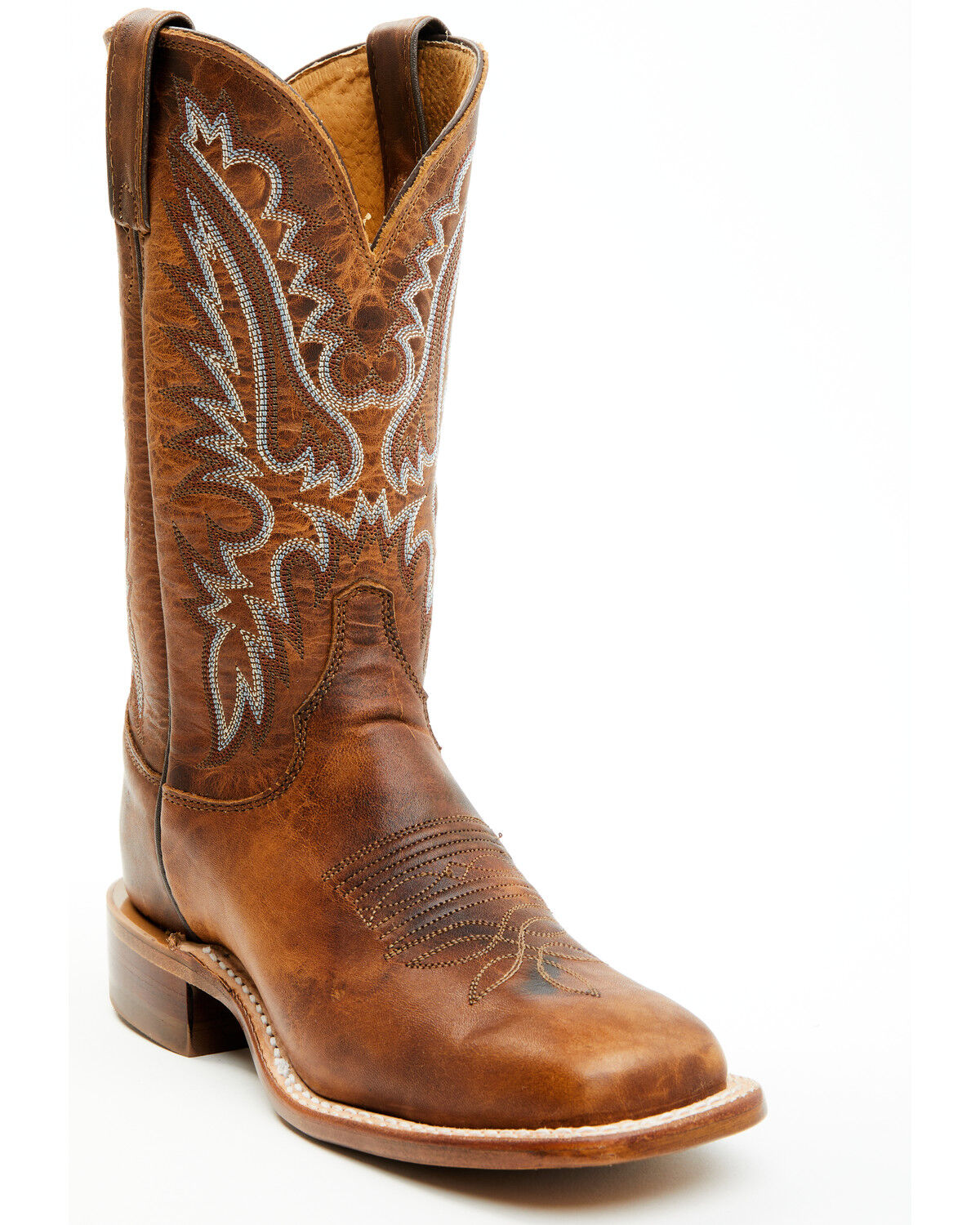 Image #1 - Justin Women's Peyton Western Boots - Broad Square Toe, Brown, hi-res