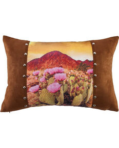 HiEnd Accents Brown Desert Scene Pillow , Brown, hi-res