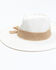 Image #1 - Nikki Beach Women's Shea Toyo Straw Western Fashion Hat , White, hi-res