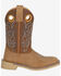 Image #2 - Smoky Mountain Boys' Owen Western Boots - Broad Square Toe, Brown, hi-res