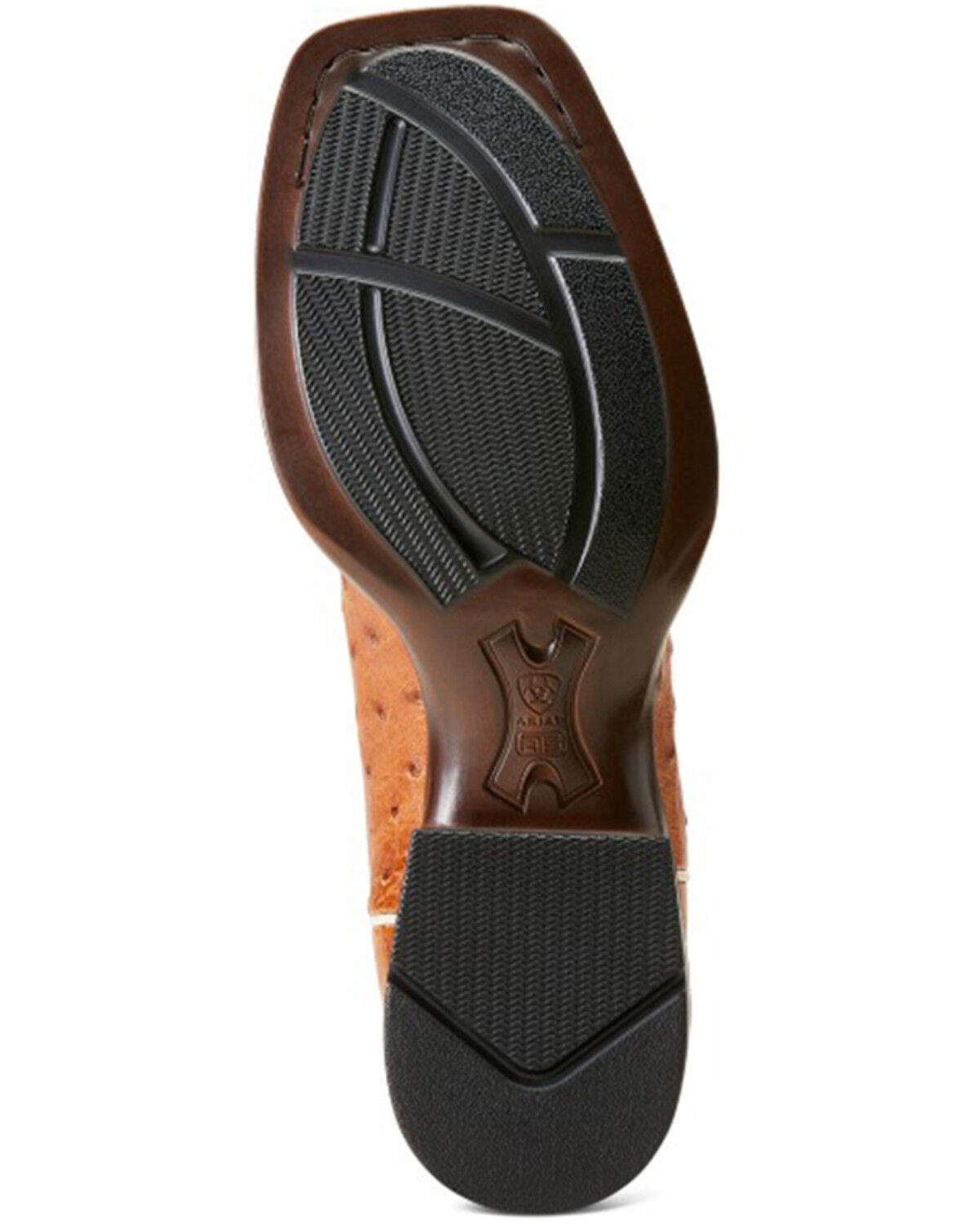 Image #5 - Ariat Men's Brandin' Ultra Exotic Western Boots - Broad Square Toe, Beige, hi-res