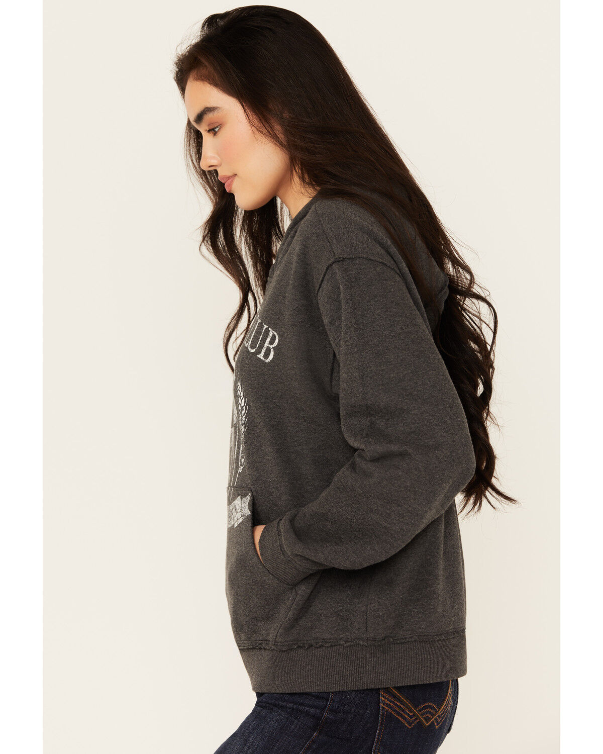 Image #2 - Idyllwind Women's Crest Hoodie, Charcoal, hi-res