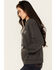 Image #2 - Idyllwind Women's Crest Hoodie, Charcoal, hi-res