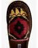 Image #6 - Myra Bag Women's Auburn Southwestern Slip-On Shoe - Moc Toe, Brown, hi-res
