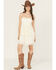 Image #1 - Originality Women's Boot Barn Exclusive Lace Tiered Mini Dress, Ivory, hi-res